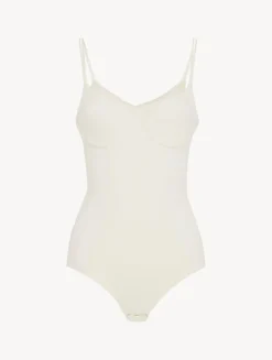 La Perla Body Con Aros Color Blanco