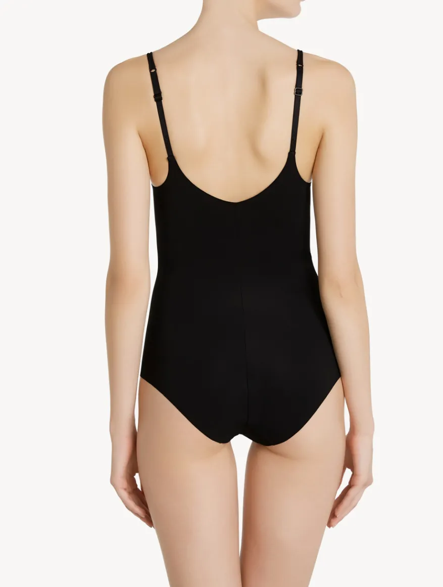 La Perla Body Con Aros Color Negro