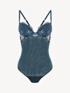 La Perla Body De Encaje Azul Oscuro