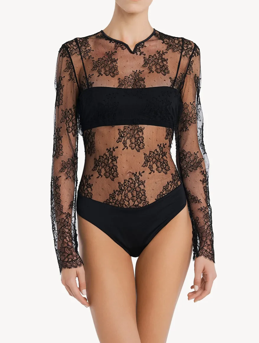 La Perla Body De Encaje De Color