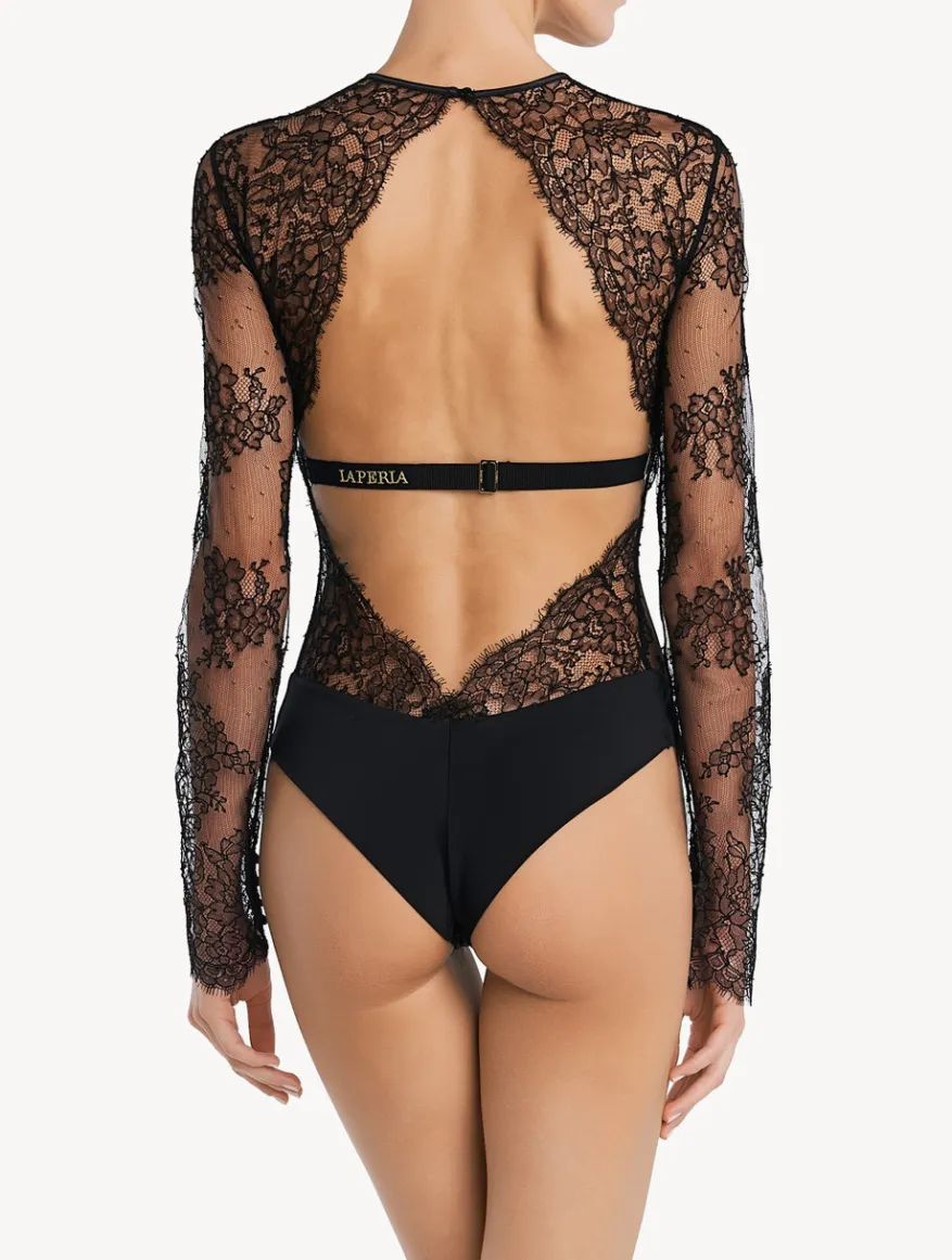 La Perla Body De Encaje De Color