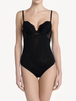 La Perla Body De Encaje Negro