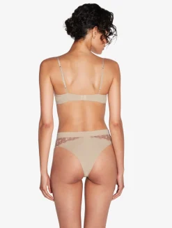 La Perla Braga Alta Halo Y Ivory Nude Con Tul Bordado