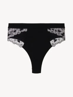 La Perla Braga Alta Onyx Con Tul Bordado