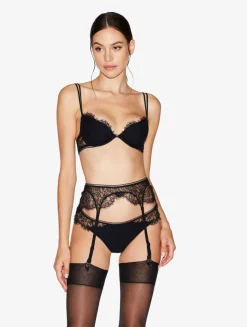 La Perla Braguita Brasileña Con Encaje De Color Ónix