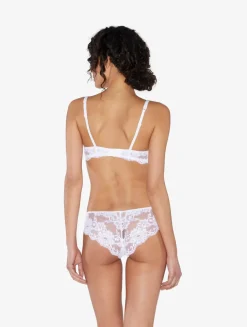 La Perla Braguita Brasileña De Algodón Blanco