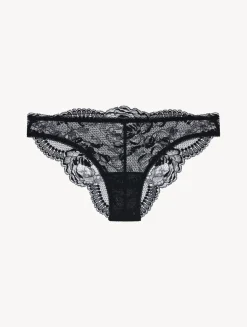 La Perla Braguita Brasileña De Encaje Negro