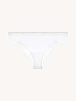 La Perla Braguita Brasileña De Lycra® Con Encaje Chantilly Color Blanco