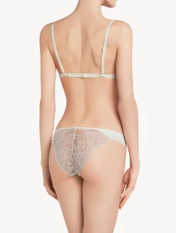 La Perla Braguita Brasileña De Lycra® Con Encaje Chantilly Color Blanco