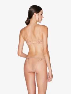 La Perla Braguita Brasileña De Tul Elástico Arena