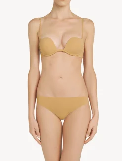 La Perla Braguita Brasileña En Lycra Color Avellana