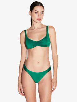La Perla Braguita De Bikini Con Cintura Drapeada De Color