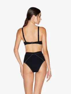 La Perla Braguita De Bikini De Cintura Alta De Color