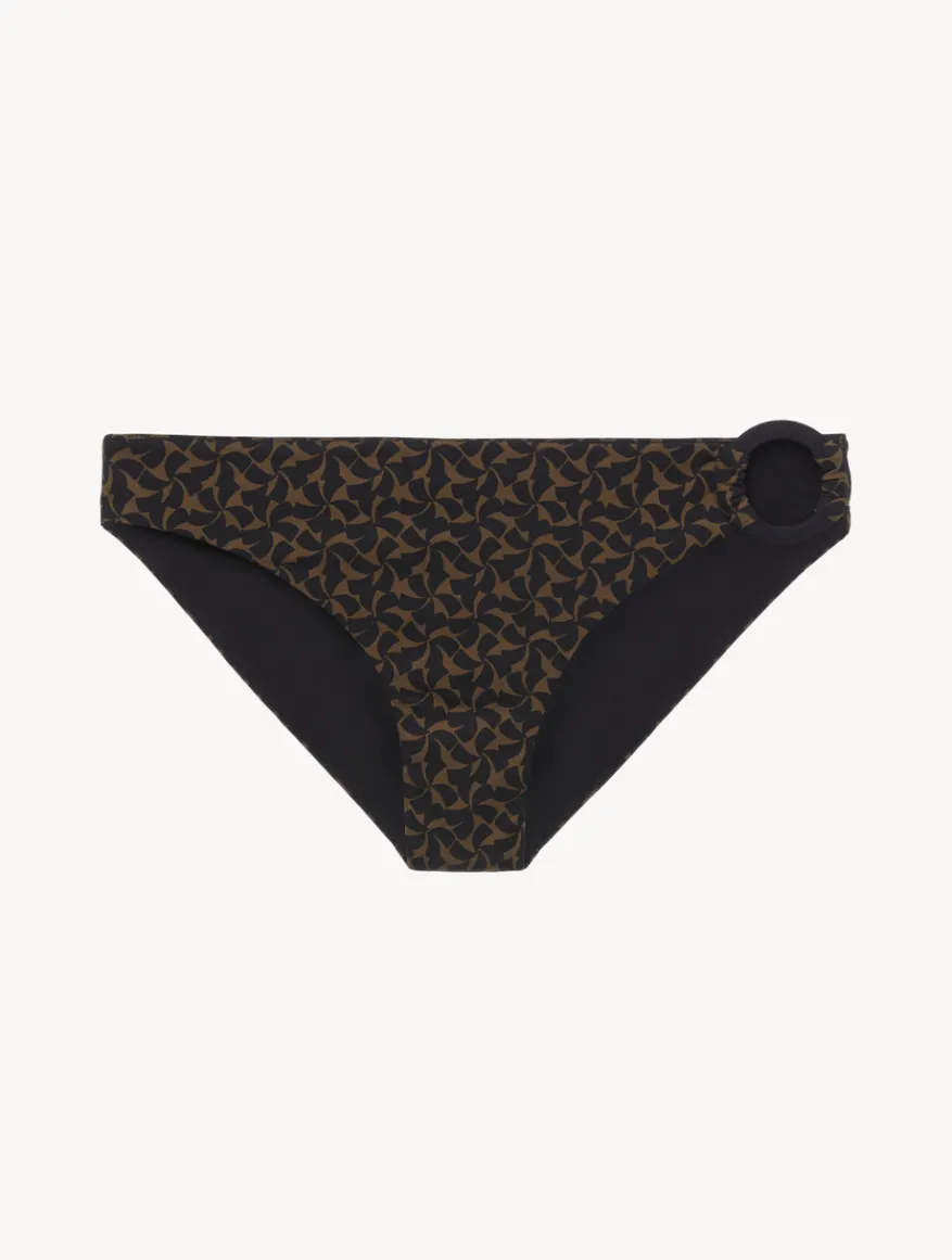 La Perla Braguita De Bikini De Color Verde Oscuro Y Negro