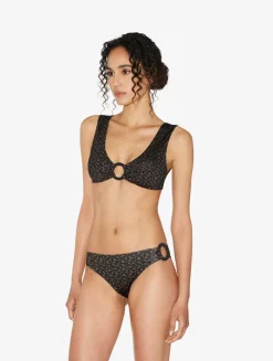La Perla Braguita De Bikini De Color Verde Oscuro Y Negro