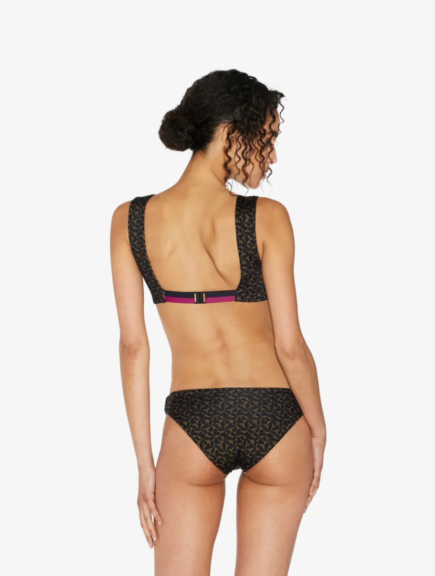 La Perla Braguita De Bikini De Color Verde Oscuro Y Negro