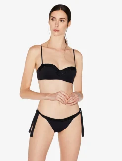 La Perla Braguita De Bikini De Corte Bajo De Color Con Cuentas