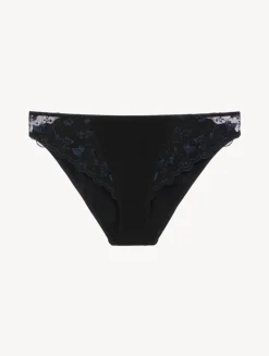 La Perla Braguita En Onyx Con Tul Bordado
