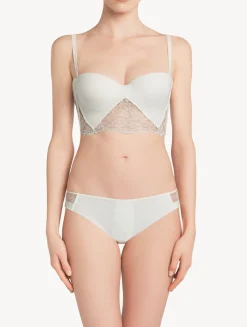La Perla Braguita Talle Medio De Lycra® Color Blanco