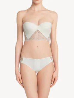 La Perla Braguita Talle Medio De Lycra® Color Blanco
