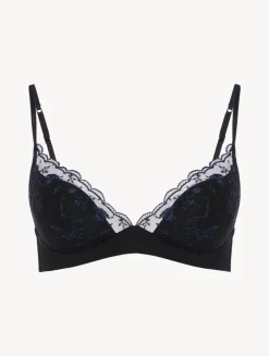 La Perla Bralette Onyx Con Tul Bordado