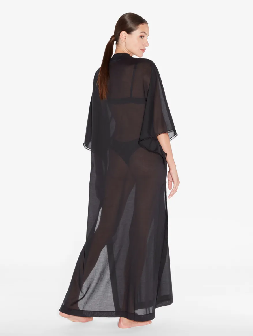 La Perla Caftán De Color Con Cuentas