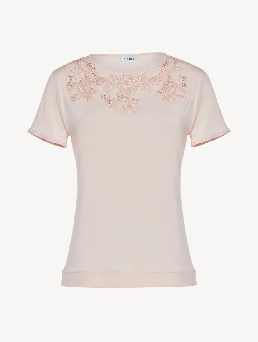 La Perla Camiseta En Rosa