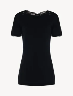 La Perla Camisón De Algodón Negro