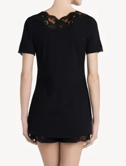 La Perla Camisón De Algodón Negro