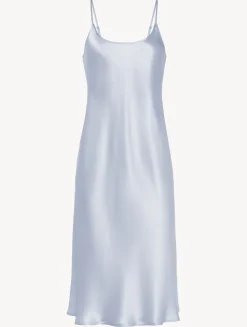 La Perla Camisón De Seda Azul Celeste