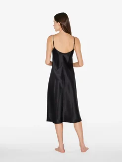 La Perla Camisón De Seda Negro
