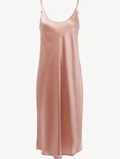 La Perla Camisón De Seda Rosa Empolvado