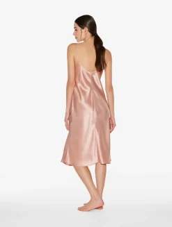 La Perla Camisón De Seda Rosa Empolvado