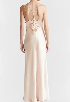 La Perla Camisón Largo Beige Rosado