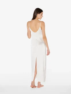 La Perla Camisón Largo De Seda Blanca