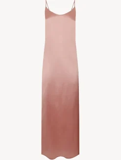 La Perla Camisón Largo De Seda Rosa Empolvado