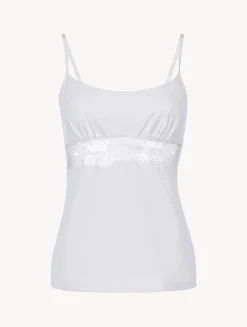 La Perla Camisola De Algodón Blanca