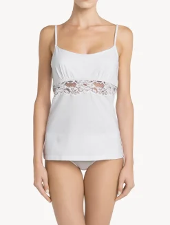 La Perla Camisola De Algodón Blanca