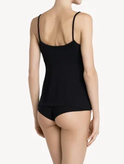 La Perla Camisola De Algodón Negra