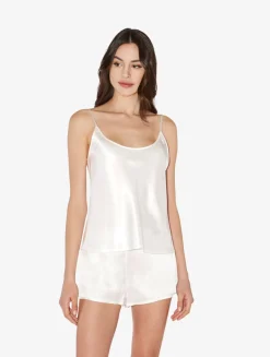 La Perla Camisola De Seda Blanca