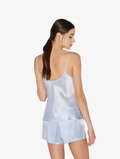 La Perla Camisola De Seda Celeste