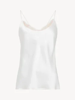 La Perla Camisola De Seda Con Encaje Leavers De Color