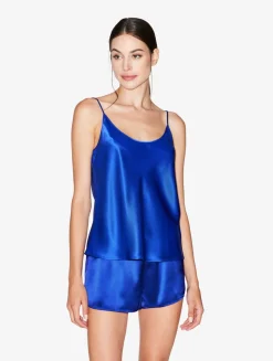 La Perla Camisola De Seda En Color Eléctrico