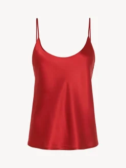 La Perla Camisola De Seda Granate