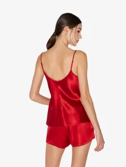 La Perla Camisola De Seda Granate