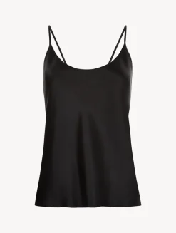 La Perla Camisola De Seda Negra