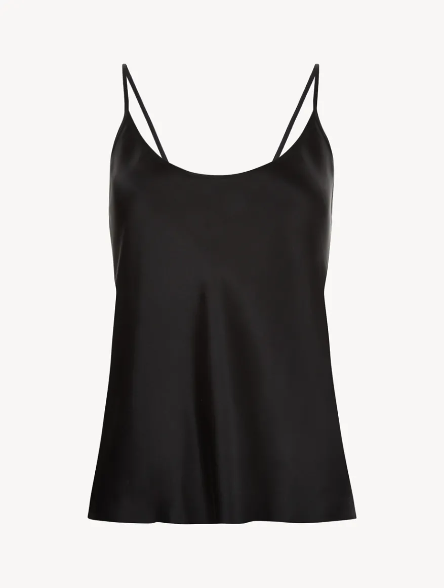 La Perla Camisola De Seda Negra