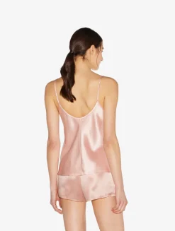 La Perla Camisola De Seda Rosa Empolvado