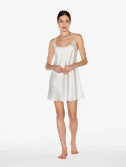 La Perla Combinación Corta De Seda Blanco
