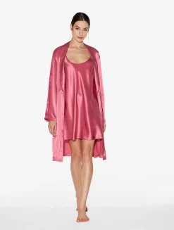 La Perla Combinación Corta De Seda Orquídea Salvaje